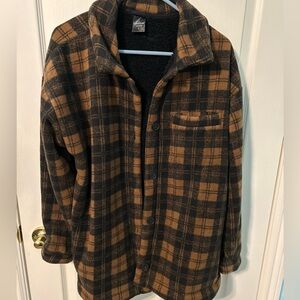 Cuddl Duds plaid Shacket